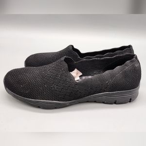 Skechers Seager Stat Scalloped Collar Slip-On Women 9 Shoes